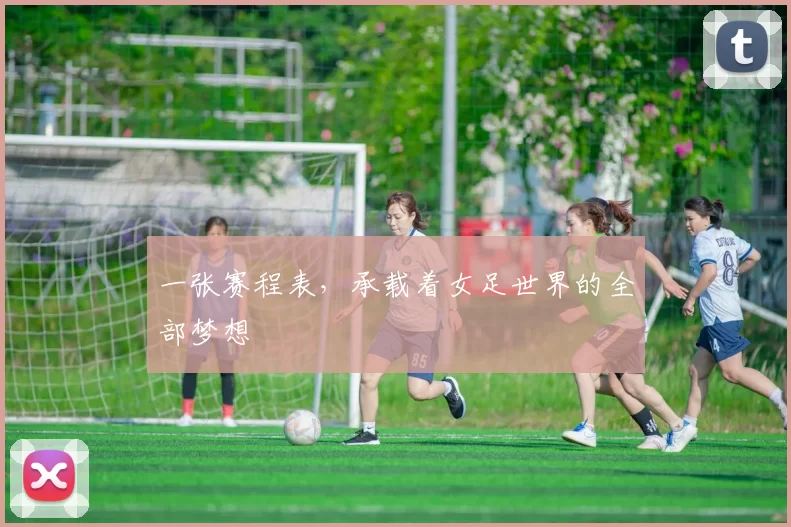 一张赛程表，承载着女足世界的全部梦想